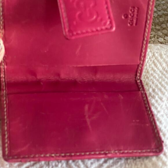 Gucci keychain wallet holder in pink - Picture 12 of 13